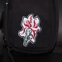 Parche táctico "zorro de nueve colas", insignia de moral militar, gancho bordado y bucle, mochila, ropa, pegatina decorativa, brazalete