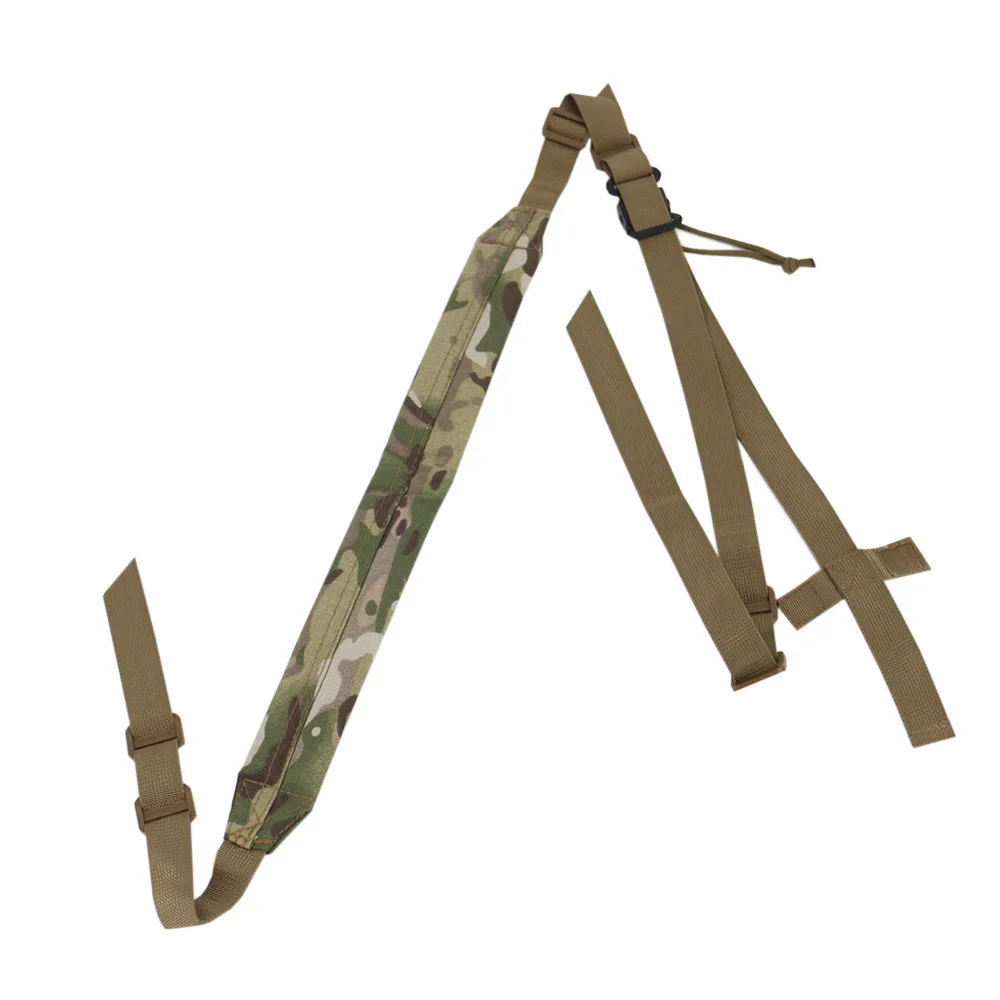 VULPO-cabestrillo para Rifle táctico, accesorio ajustable de separación rápida, 2 puntos, con almohadilla para el hombro, correa para Rifle de tiro, cuerda para pistola - imagen 5