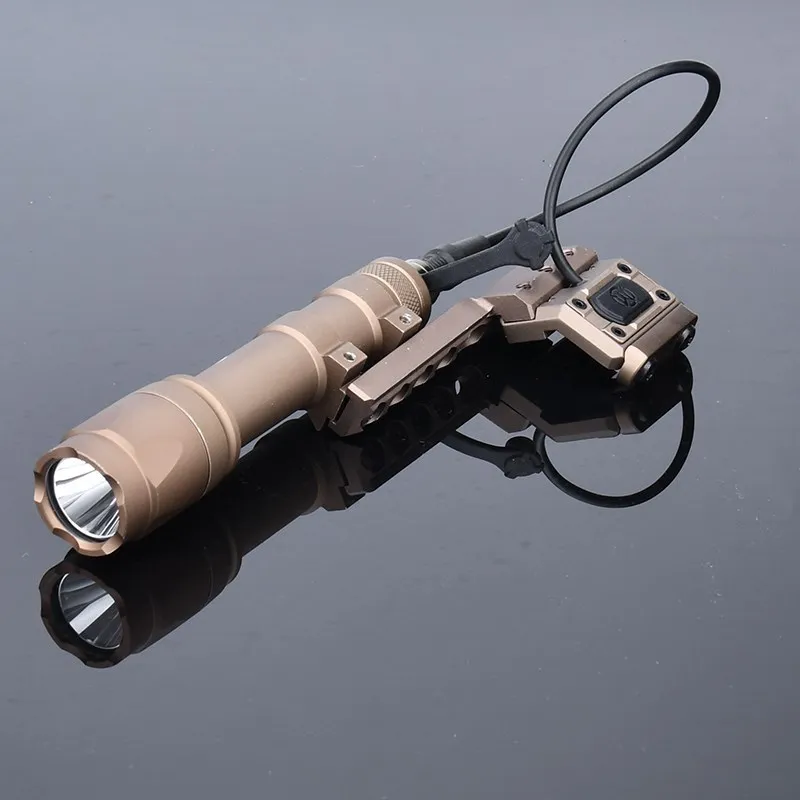 Interruptor de presión remoto táctico, botón Mod para Wadsn M300A, linterna táctica M600C, luz de explorador de armas, ajuste de riel de 20MM, Airsoft - imagen 2