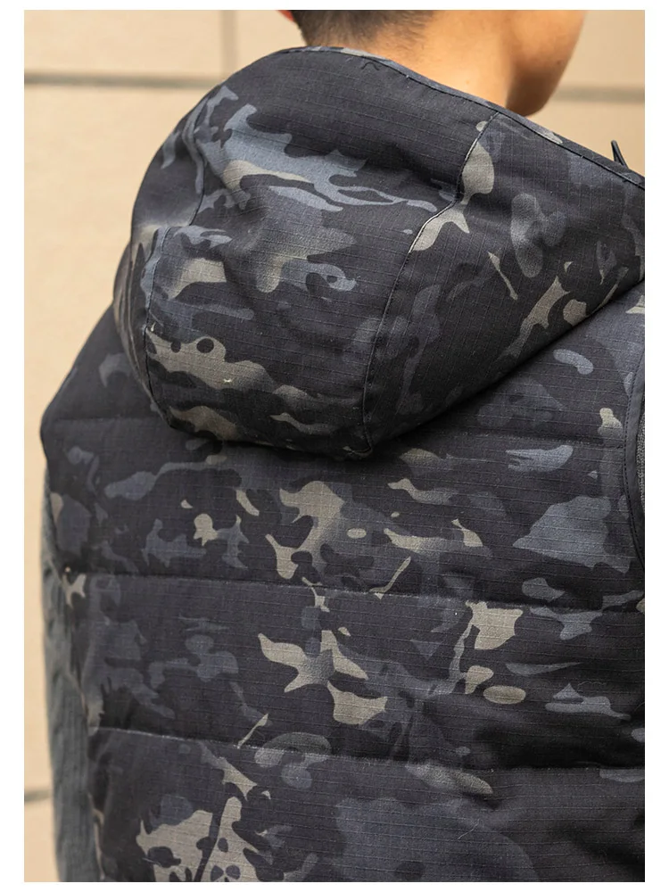 Deportes al aire libre Otoño Invierno Chaleco sin mangas cálido de algodón - imagen 5