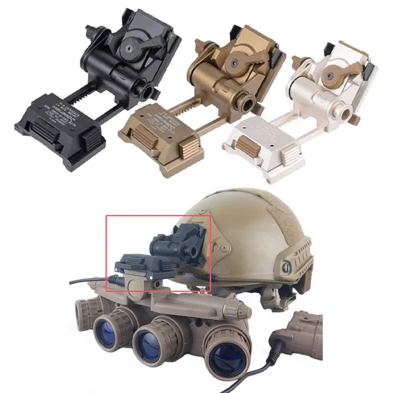Casco táctico L4G24 rápido NVG WILCOX soporte de alcance ISPC soporte SOTAC Airsoft para PVS15 PVS18 GPNVG18 gafas de visión nocturna - imagen 2