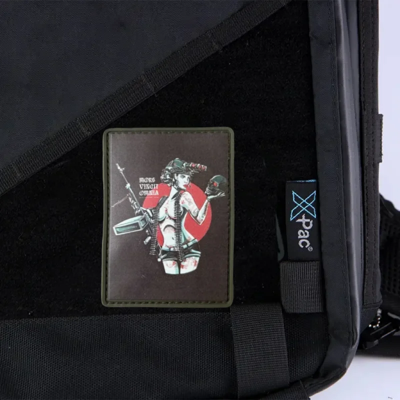 Parche táctico de Chica de Anime, insignia de moral militar, gancho y bucle impreso de PVC, mochila, ropa, accesorios decorativos, pegatina, brazalete - imagen 5