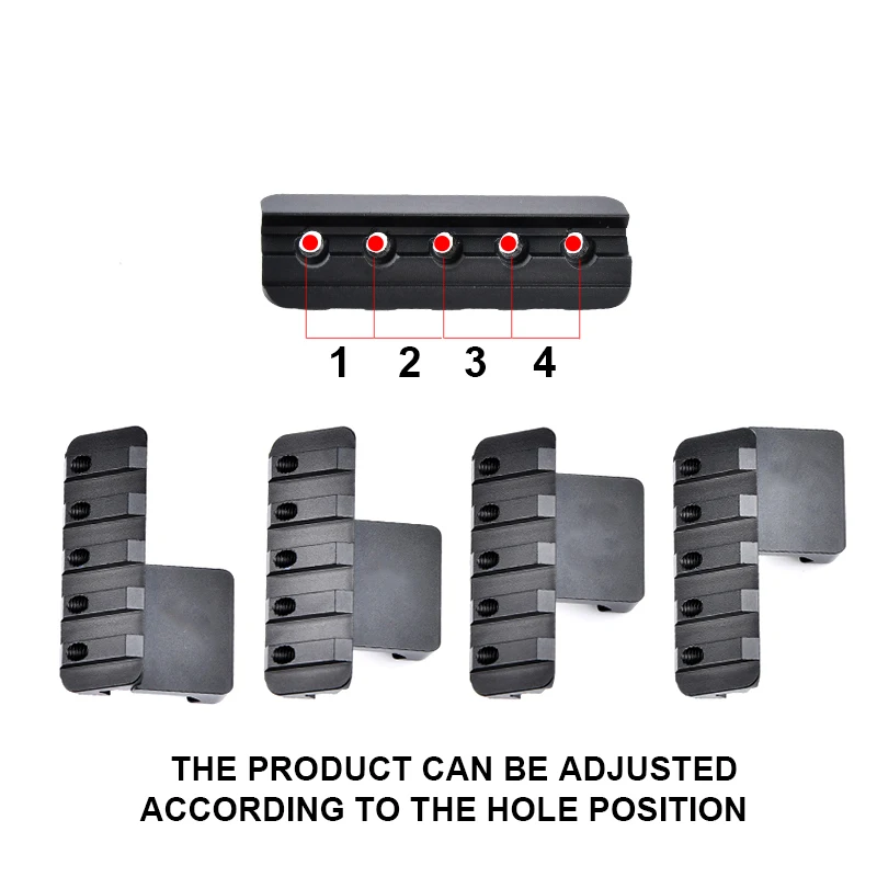 WADSN-linterna de riel Picatinny Thorntail2 1913, Base de montaje compensado, luz exploradora, accesorios tácticos para pistola de juguete Airsoft, 20mm - imagen 2