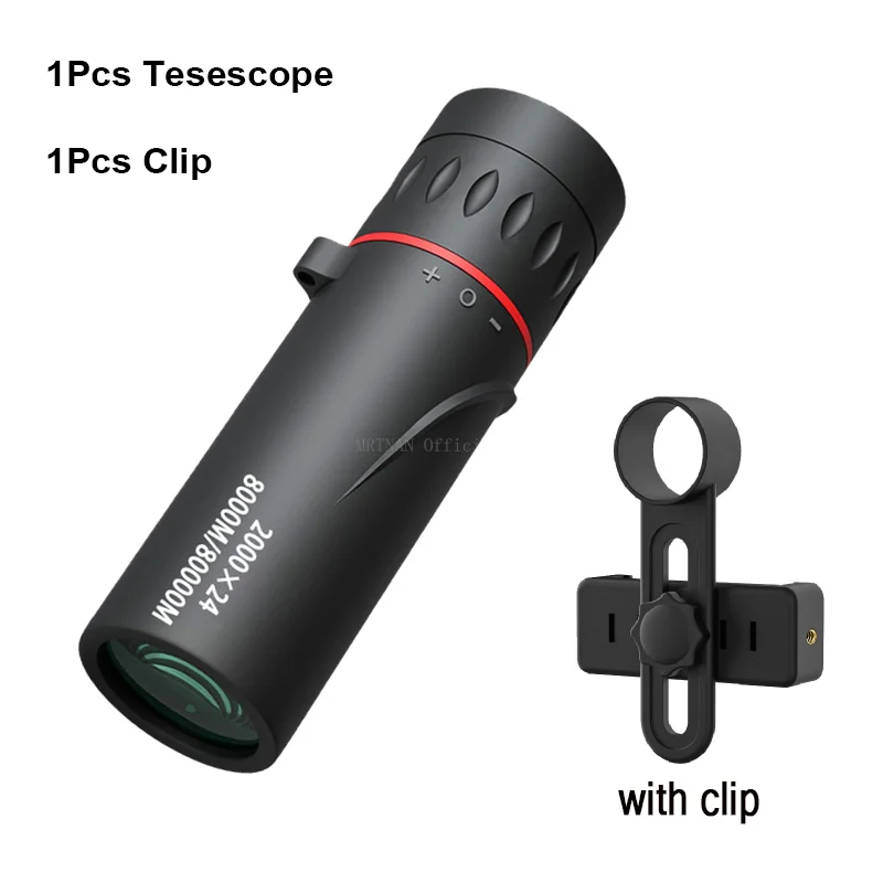 Telescope with clip