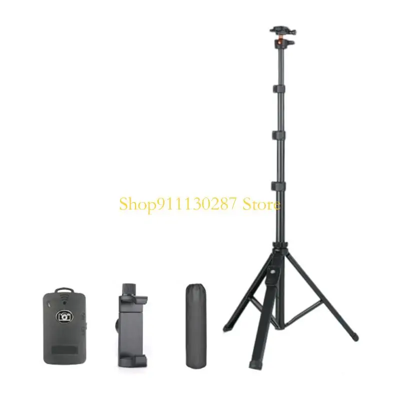 Trípode plegable J1HC para teléfono, Base estable giratoria panorámica 360 ​​grados, Control remoto inalámbrico, compatible - imagen 2