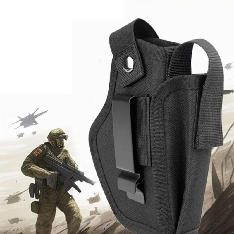 Funda para pistola táctica, funda para pistola oculta para Glock 17 19 M9, funda Universal para cinturón de mano izquierda y derecha, bolsa de caza - imagen 5