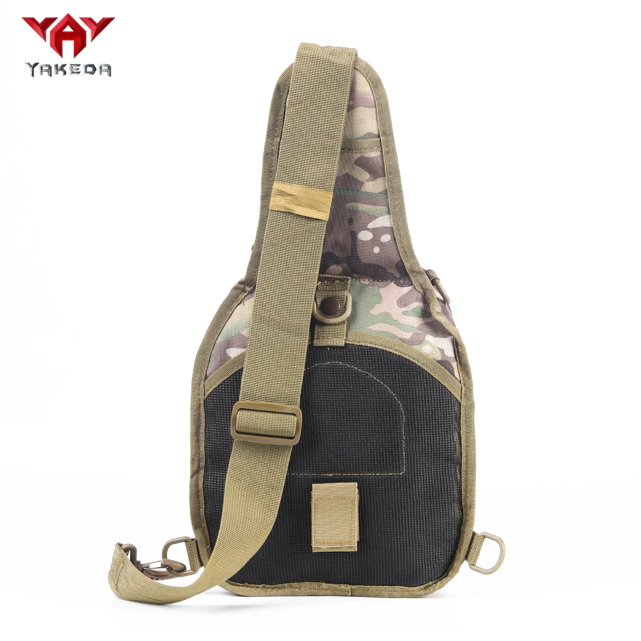 Bolso de hombro de entrenamiento bolso cruzado 900D bolso con correa de transporte bolso de pecho compartimento de múltiples bolsillos correas MOLLE - imagen 5