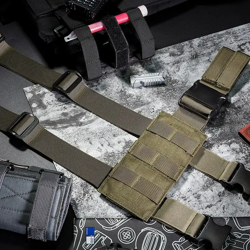 OneTigris-funda táctica Molle para pistola, bolsa para pistola de muslo para diestros, arnés de piernas para todos los pistolas, accesorio de caza - imagen 3