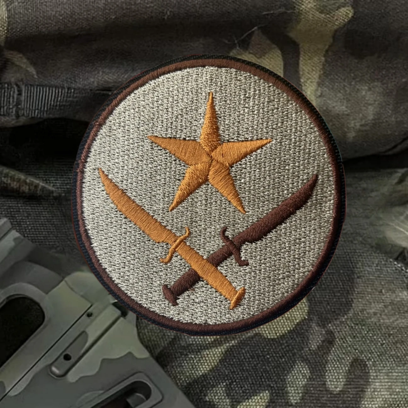Parches bordados con insignia de moral divertida "GO Counter-Strike" para ropa, brazalete militar táctico, pegatina para mochila con gancho y bucle - imagen 4