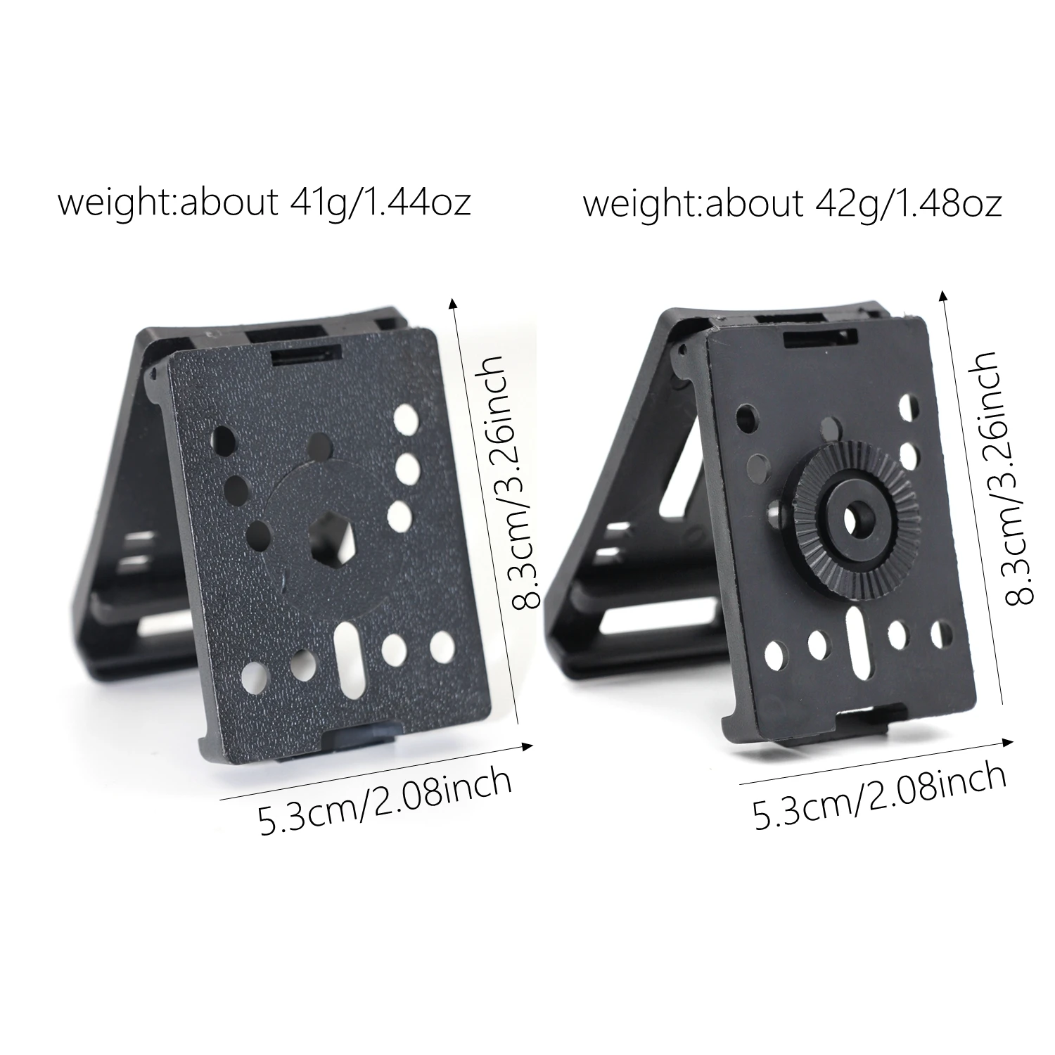 Clip Kydex giratorio 360° compatible funda táctica MOLLE - imagen 3