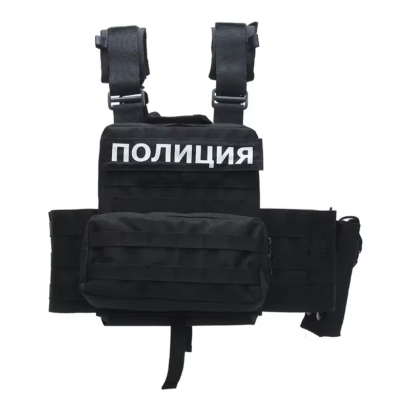Chaleco táctico Steady Armour MOLLE de tela Oxford para placa cerámica - imagen 4