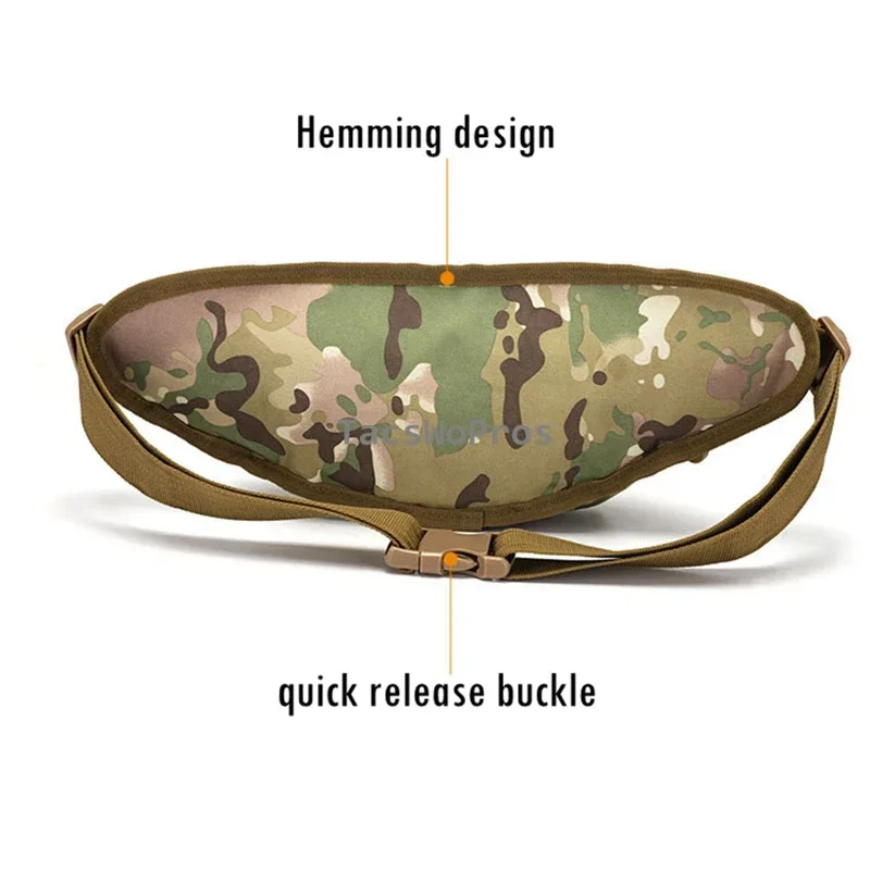 Riñonera Oxford impermeable 800D para hombre, accesorios de caza y pesca, riñoneras tácticas de camuflaje, bolsa de pecho - imagen 4