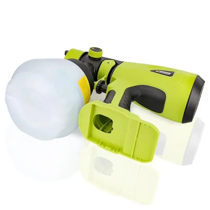 Pistola pulverizadora eléctrica inalámbrica con 3 patrones de pulverización para batería Ryobi de 18V, pulverizador de pintura eléctrico de alta potencia de 800ML - imagen 2