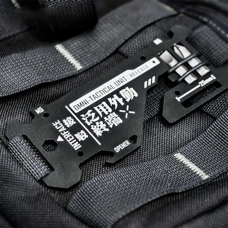 Organizador MOLLE de herramientas para mochila táctica, cabezales