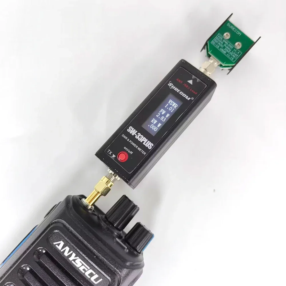 Surecom Medidor SWR y vatímetro RF portátil para antenas de radio - imagen 5