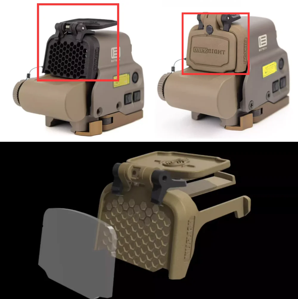 Cubierta holográfica impresa en 3D, cubierta protectora de carcasa 558, cubierta de malla de panal, protección de luz, accesorios de lente protectora