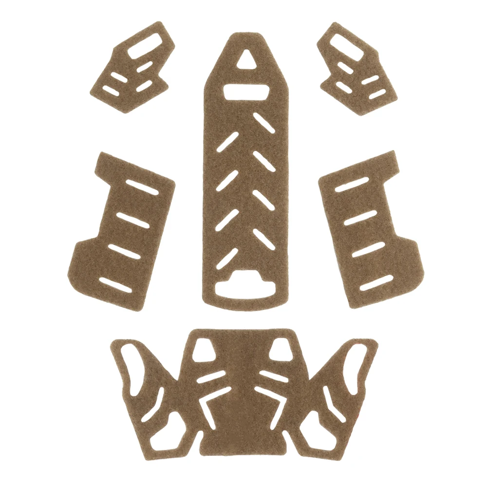 6 unids/set estilo esqueleto táctico WENDY 3,0 casco pegatina mágica parches para casco gancho bucle sujetador pegajoso accesorios para casco rápido - imagen 2