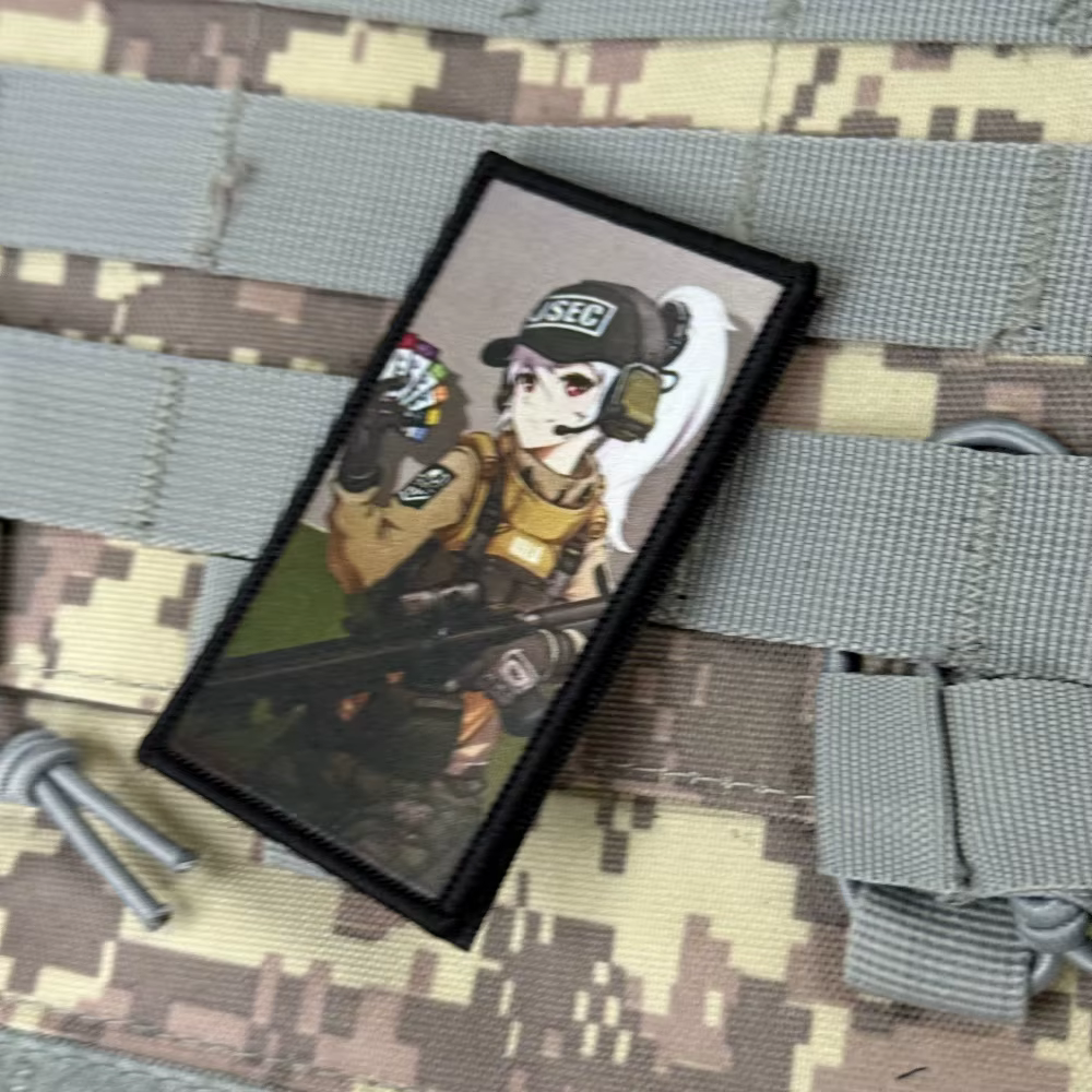 Parche táctico de morale anime con gancho y bucle para mochila - imagen 4