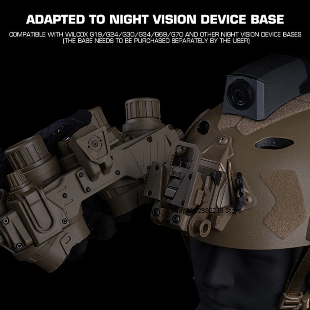 GPNVG18 gafas de visión nocturna Binoculares de cuatro tubos modelo simulado NVG casco táctico accesorios para Airsoft caza Cosplay - imagen 3