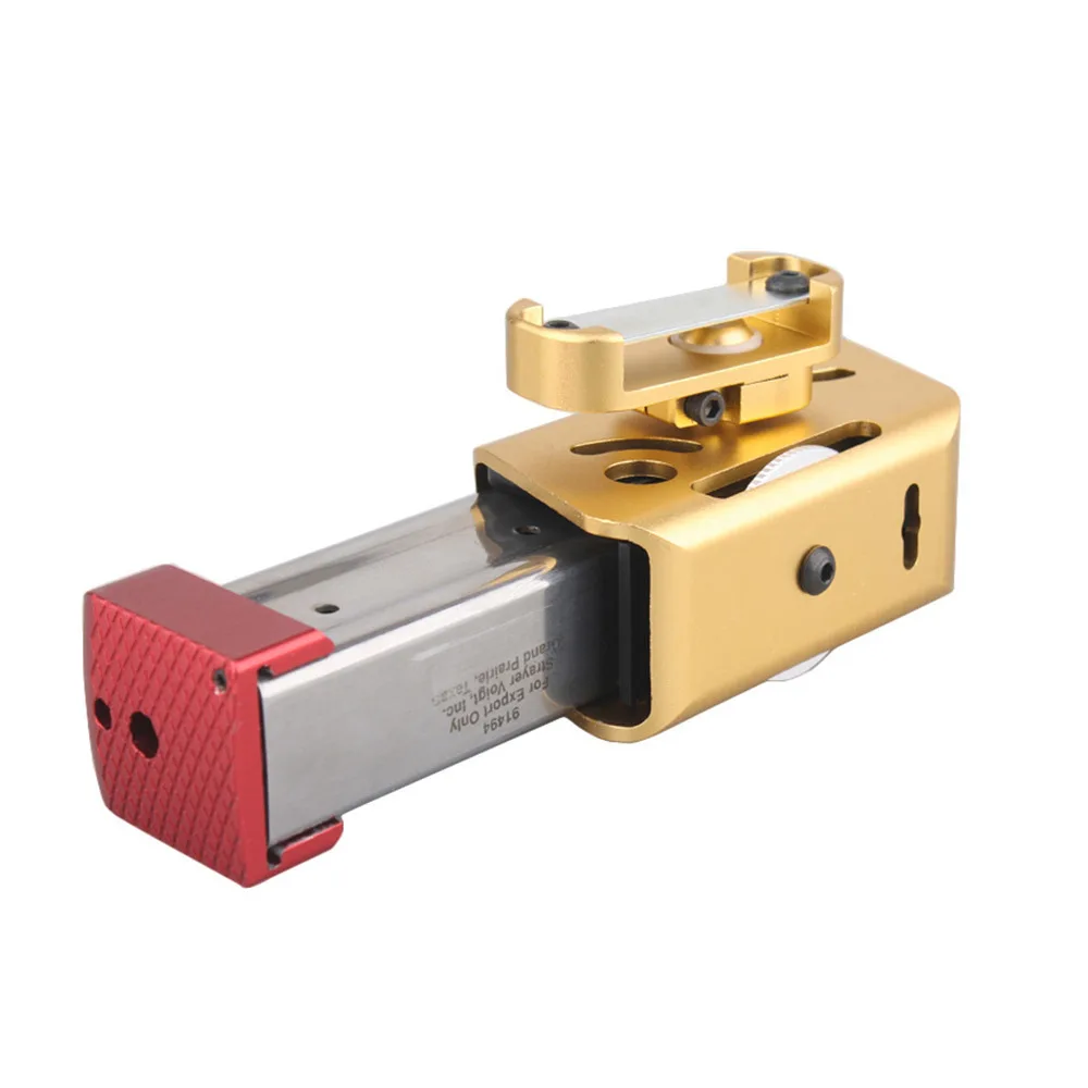 Bolsa de aluminio para cargador IPSC para Glock Gold Airsoft con rotación de 360 grados BD6280C CNC-B - imagen 4