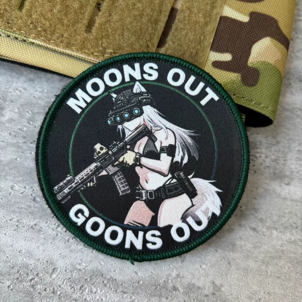 Parche Morale táctico Waifu visión nocturna Velcro – Airsoft