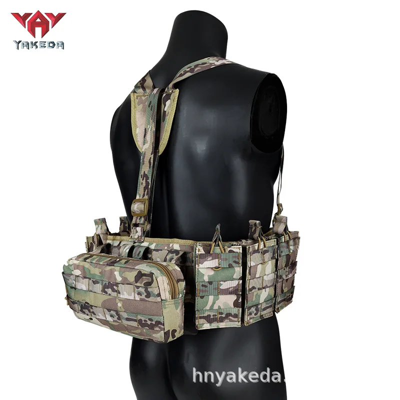 Eslinga táctica YAKEDA, equipo táctico de poliéster para exteriores, banda para el vientre de camuflaje, chaleco táctico transpirable y resistente al desgaste - imagen 5