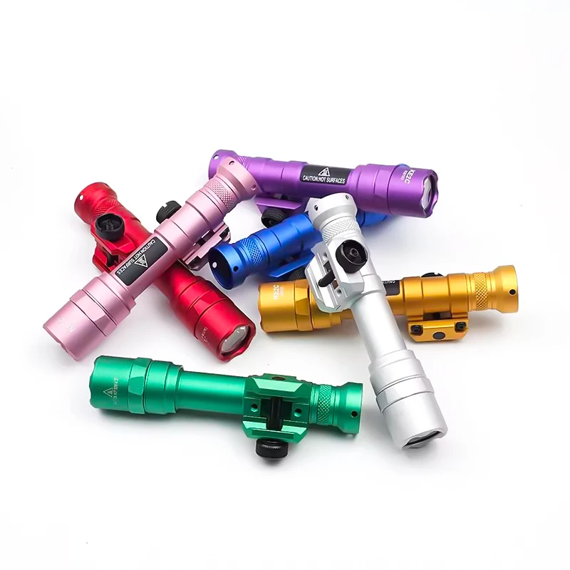 Elemento M600B color LED luz fuerte linterna de metal linterna personalizada al aire libre LED linterna táctica de luz fuerte - imagen 2