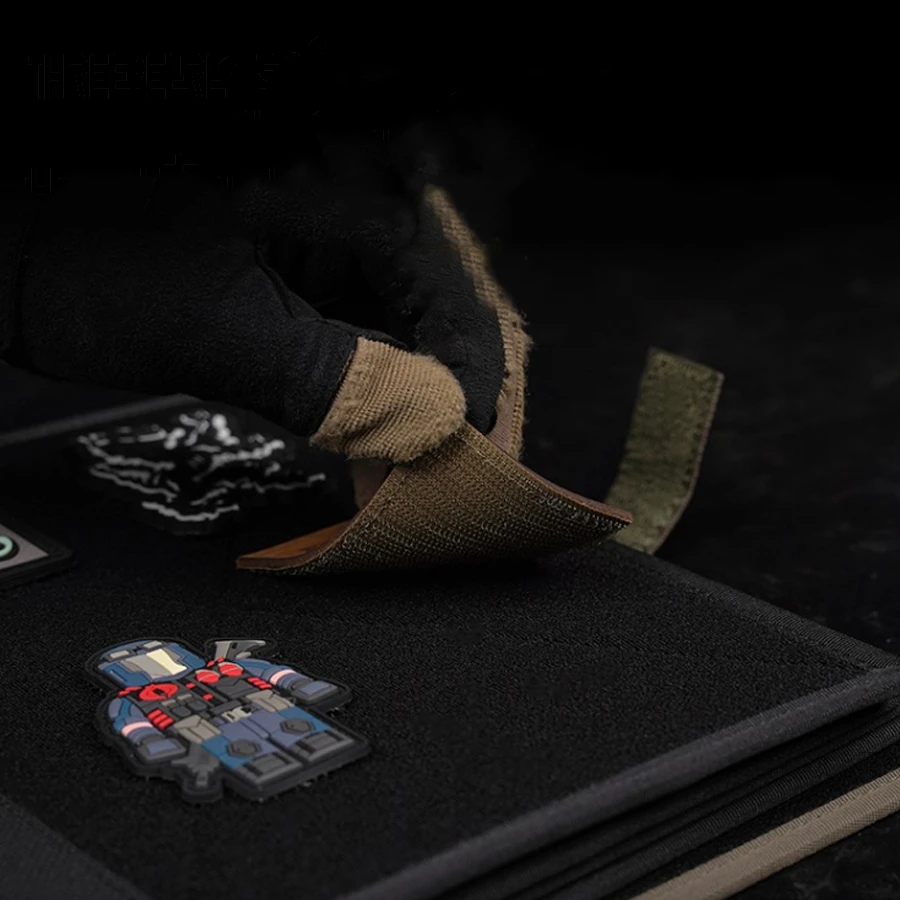 Parche de brazalete táctico plegable, tablero de almacenamiento de mano, libro de exhibición de colección de insignias DIY, acabado de fieltro para coleccionistas - imagen 5