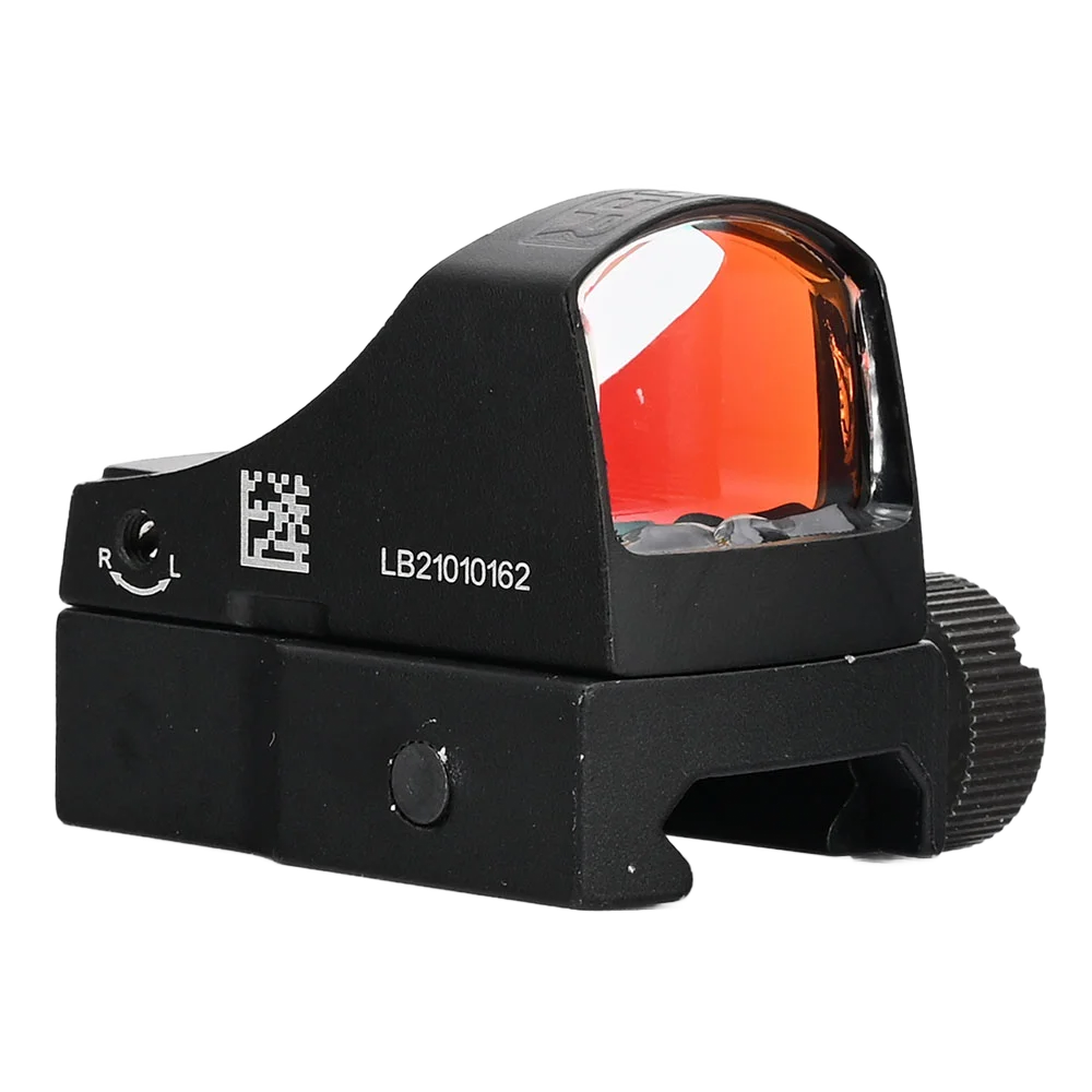 1 mira de pistola de punto rojo de aluminio ligero con control de luz ambiental y base de riel Picatinny de 20 mm - imagen 5