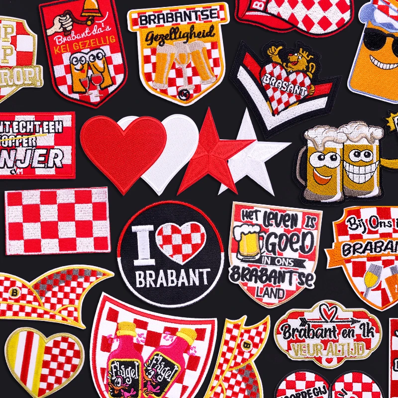 Parche bordado cerveza Países Bajos Noord-Brabant – Aplique para ropa - imagen 2