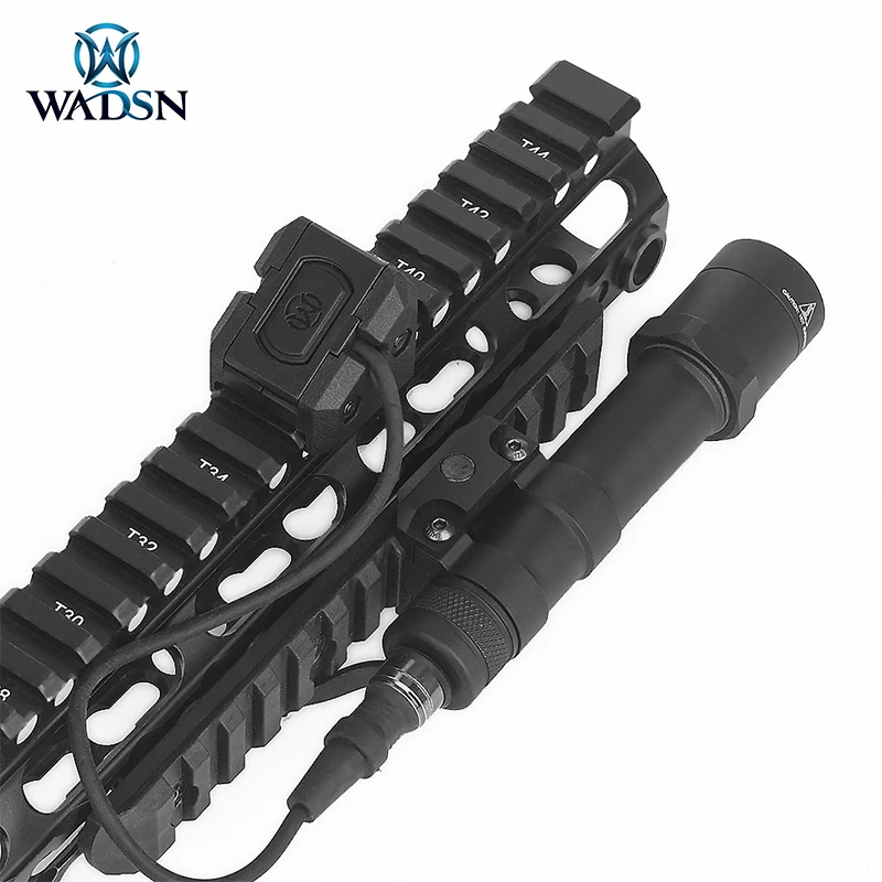 WADSN interruptor de presión remoto táctico Flahlight, Base de fijación, luz de arma láser, montura de rampa HRF simple y doble, accesorios de caza - imagen 3