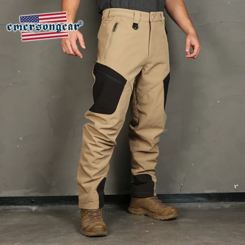 Emersongear-pantalones de Trekking tácticos Killer Whale, triple función tecnológica, secado rápido, impermeables, cálidos, Cargo - imagen 4