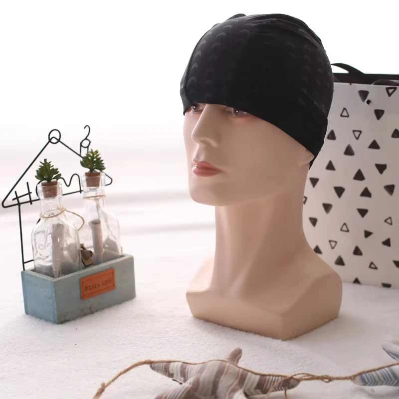 Gorro de natación táctico licra tiburón relámpago negro adulto - imagen 4
