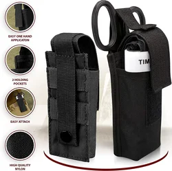 3 unids/set 1000D Molle torniquete bolsa titular con cizalla pluma táctica cinturón Trauma cizalla médica bolsa conjunto Kit de supervivencia viaje