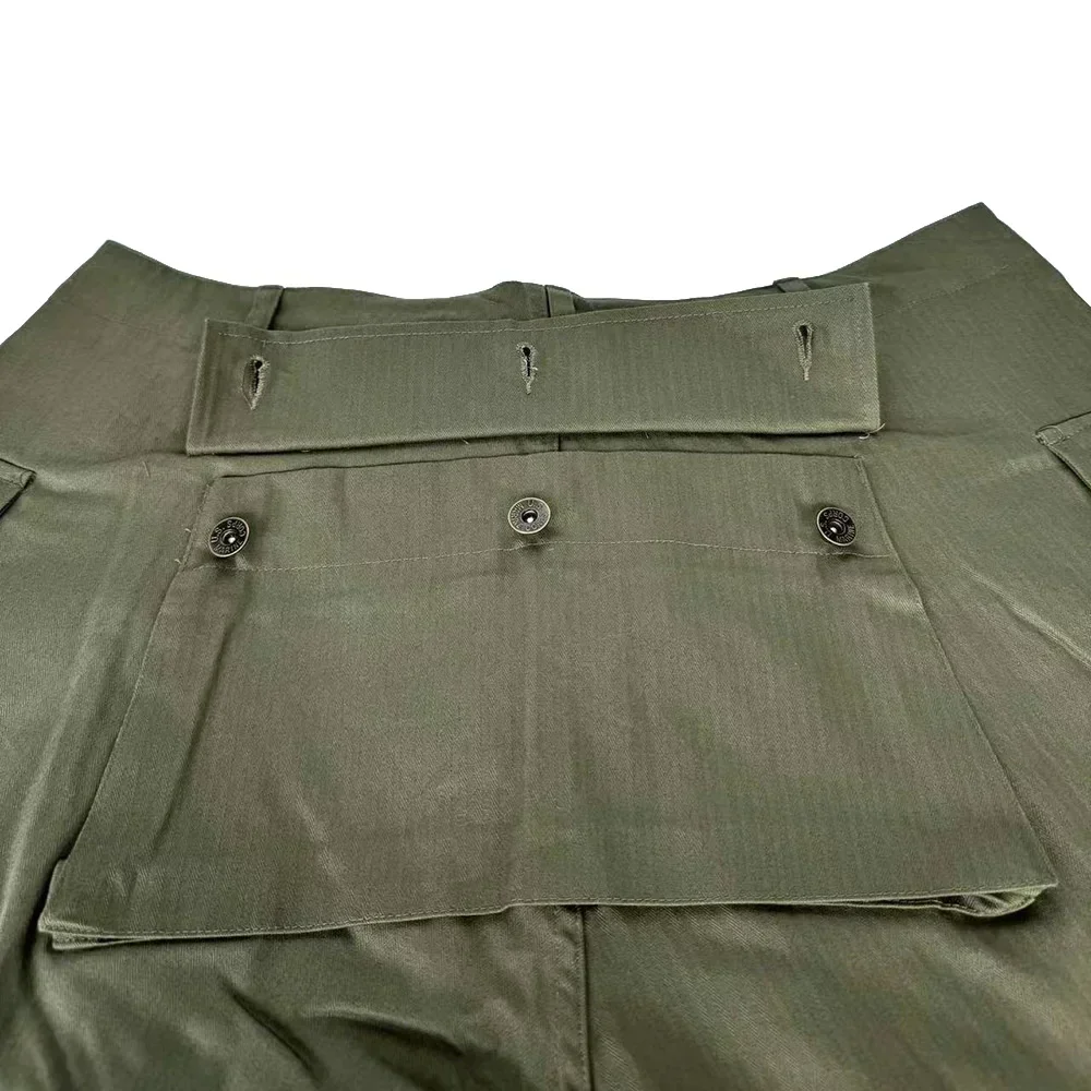 Pantalones de uniforme P44 de EE. UU. de la Segunda Guerra Mundial, pantalones de entrenamiento táctico informales sueltos Vintage de la Segunda Guerra Mundial - imagen 4