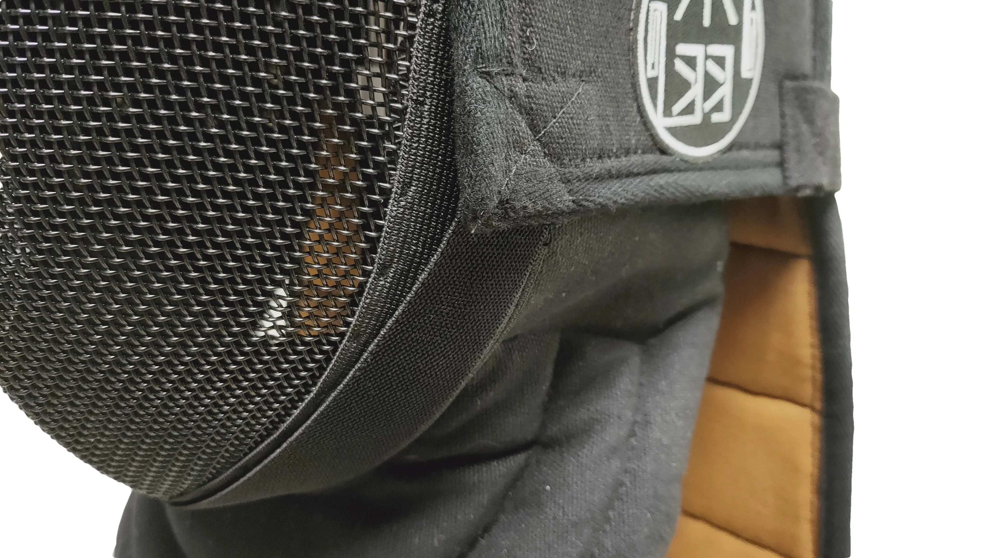 Casco de espada pesada con máscara, almohadilla cerebral, equipo de protección de combate cerrado de combate negro - imagen 4