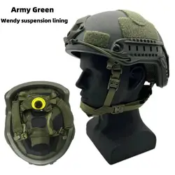 Casco balístico rápido táctico nivel IIIA – Suspensión Wendy