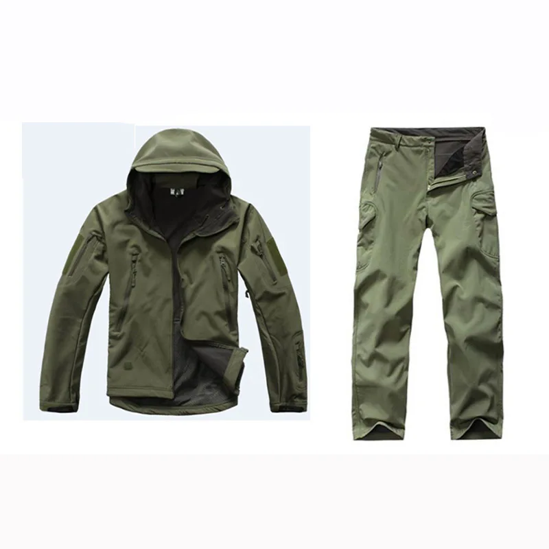 Chaqueta táctica para caza, pesca, escalada, entrenamiento, ropa para exteriores, abrigo para hombre y uniforme acolchado, pantalones a prueba de viento, trajes impermeables - imagen 5