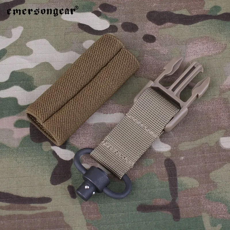 Emersongear-hebilla colgante de transferencia multiusos táctica, tipo de liberación rápida QD, eslinga, tiro Airsoft, hebillas de combate al aire libre - imagen 4