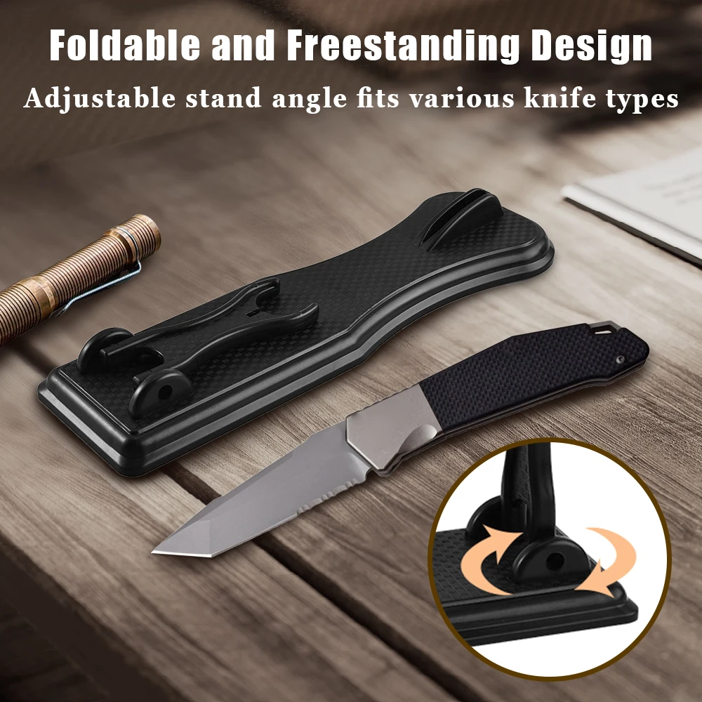 Soporte de exhibición de cuchillos, soporte de almacenamiento de cuchillos de plástico, estante, cuchillo de fruta de cocina - imagen 3