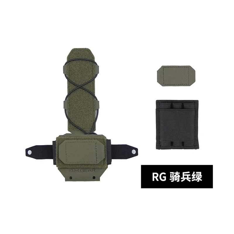 MC MCAP Paquete de batería para casco de camuflaje de nieve blanca, bolsa de contrapeso combinada, Kit de accesorios de batería de visión nocturna con gancho y bucle - imagen 5