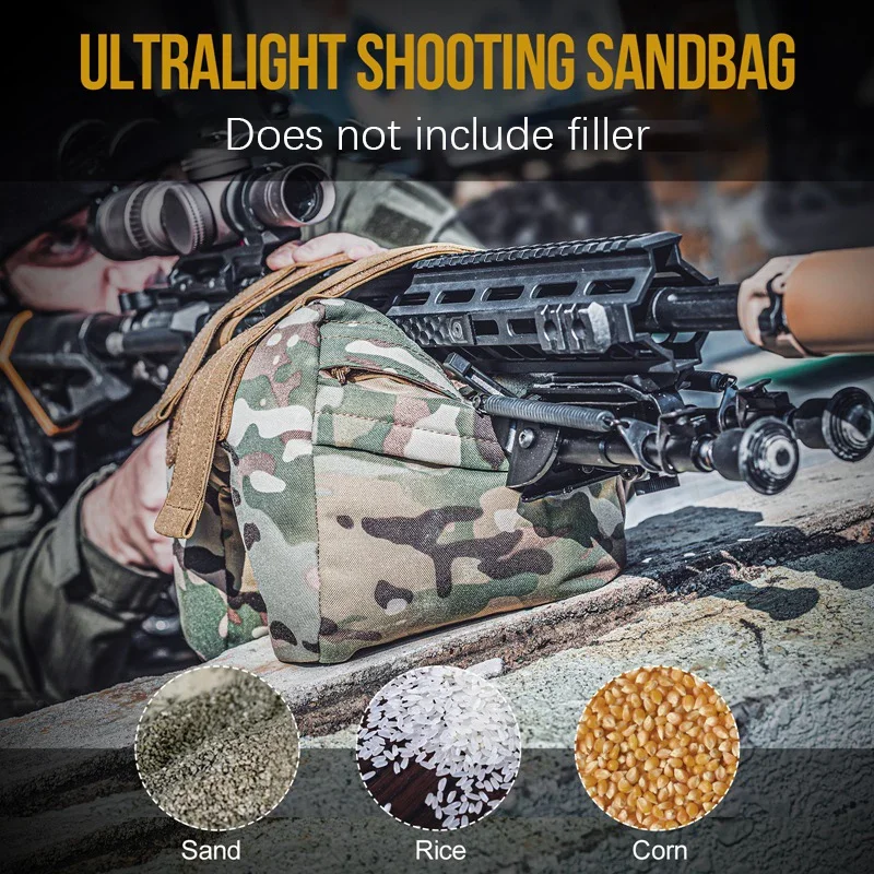 Bolsa de tiro de caza, soporte de Banco de tiro deportivo para Rifles, pistola de francotirador, accesorios de caza Airsoft - imagen 5