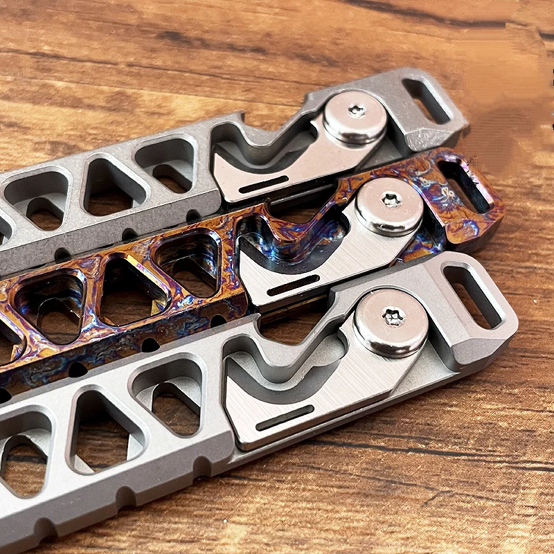 Herramienta de destornillador de barra multifunción Edc de aleación de titanio - imagen 2