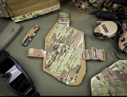 Funda táctica Molle para pierna, bolsa para revista con plataforma, Protector de muslo, accesorios portadores de placa Airsoft, equipo de caza al aire libre