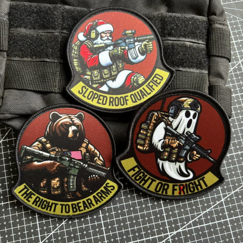 Parche táctico del ejército "los brazos derechos de entender", parches de infantería con estampado, insignia de moral de soldado con gancho y bucle, pegatina para mochila militar - imagen 5