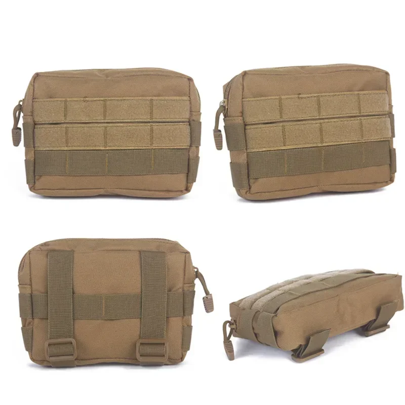 Bolsa táctica Airsoft Molle Multicam Camo para cinturón, utilidad EDC, chaleco de caza, bolsa para herramientas al aire libre, bolsa para revistas, bolsa para teléfono, equipo - imagen 4