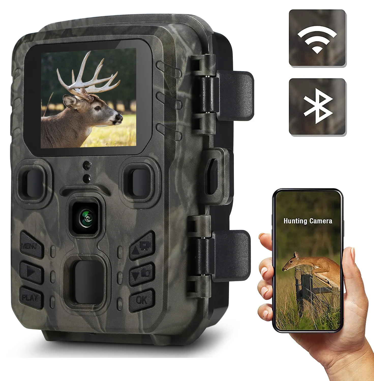 Suntek-Cámara de rastreo con visión nocturna infrarroja para vida salvaje, videocámara impermeable IP65 con WIFI serie 4K/2,7 K, 36MP/24MP, activada por movimiento - imagen 2