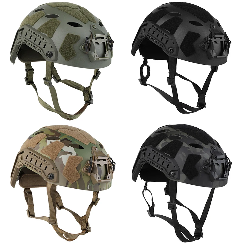 Casco táctico rápido Airsoft MH casco ABS nuevo engrosado al aire libre PJ pistola de aire tiro CS equipo de protección