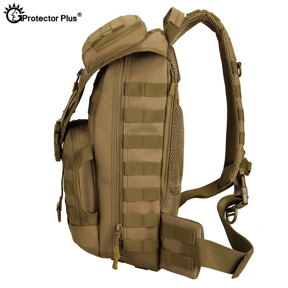 PROTECTOR de pez espada para hombre, bolso de hombro, bolsa de pecho al aire libre, bolsa de mensajero impermeable, mochila táctica de arquero para montar, 30L, X6 - imagen 3