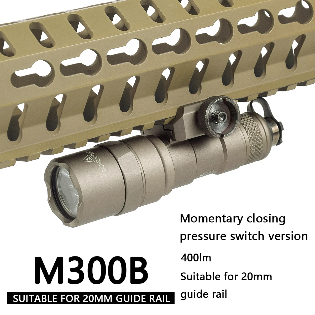 Linterna SureFire M300 M600 con interruptor de presión remoto UNIDAD AXON compatible con luz de armas tácticas Airsoft de caza con riel de 20mm - imagen 3
